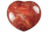 Colorful Carnelian Agate Heart #205161-1